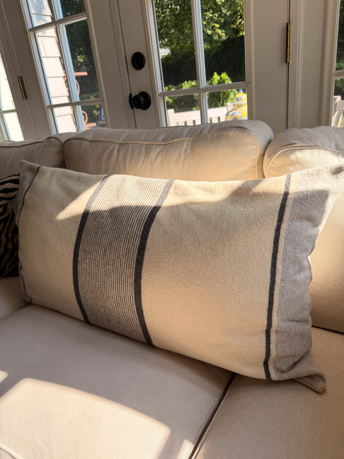 French Wool Lumbar Cushion