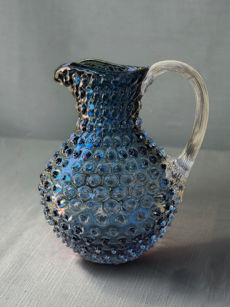 Hobnail Glass Pitcher, 2L