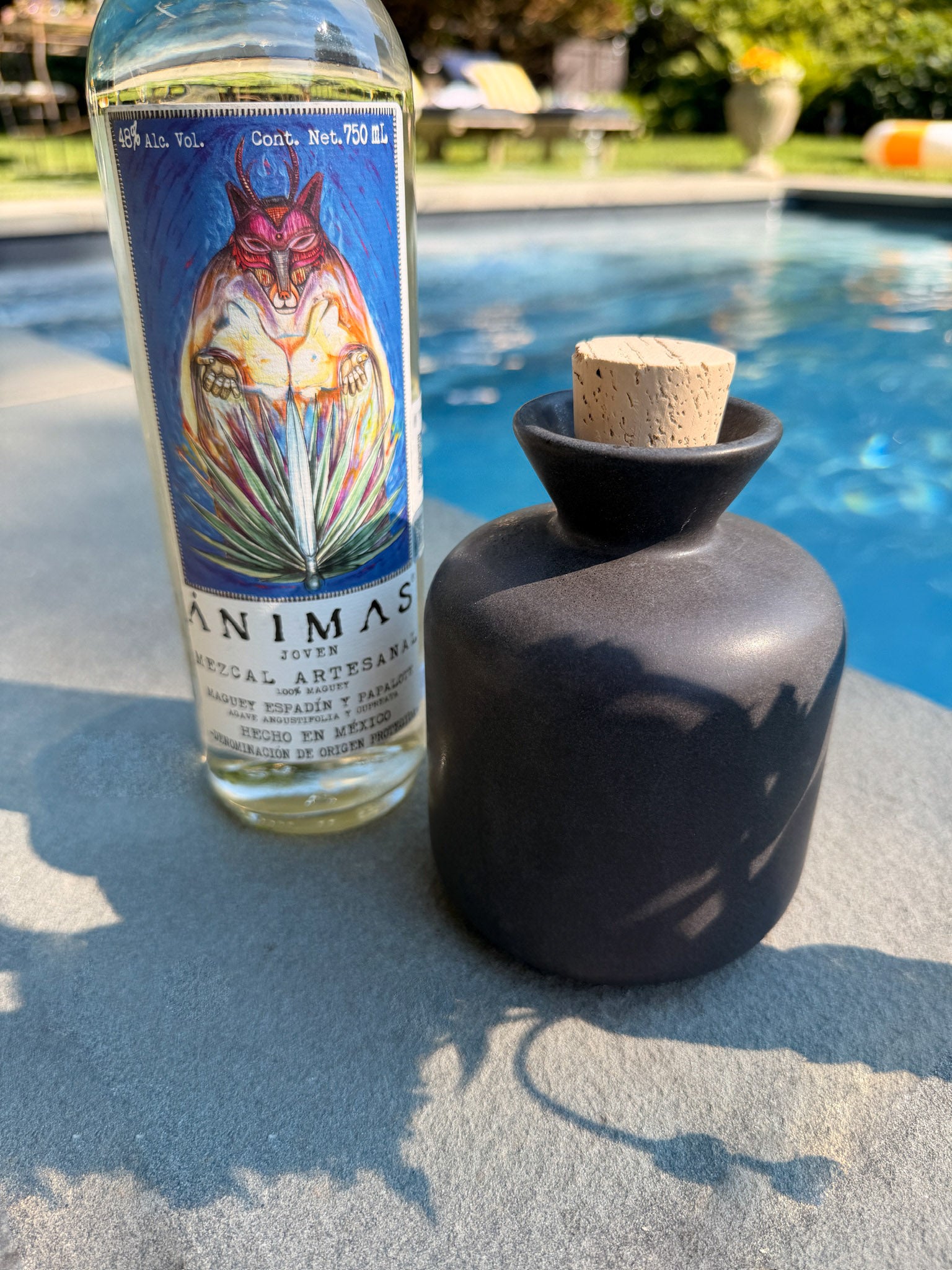 Oaxacan Ceramic Mezcal Decanter