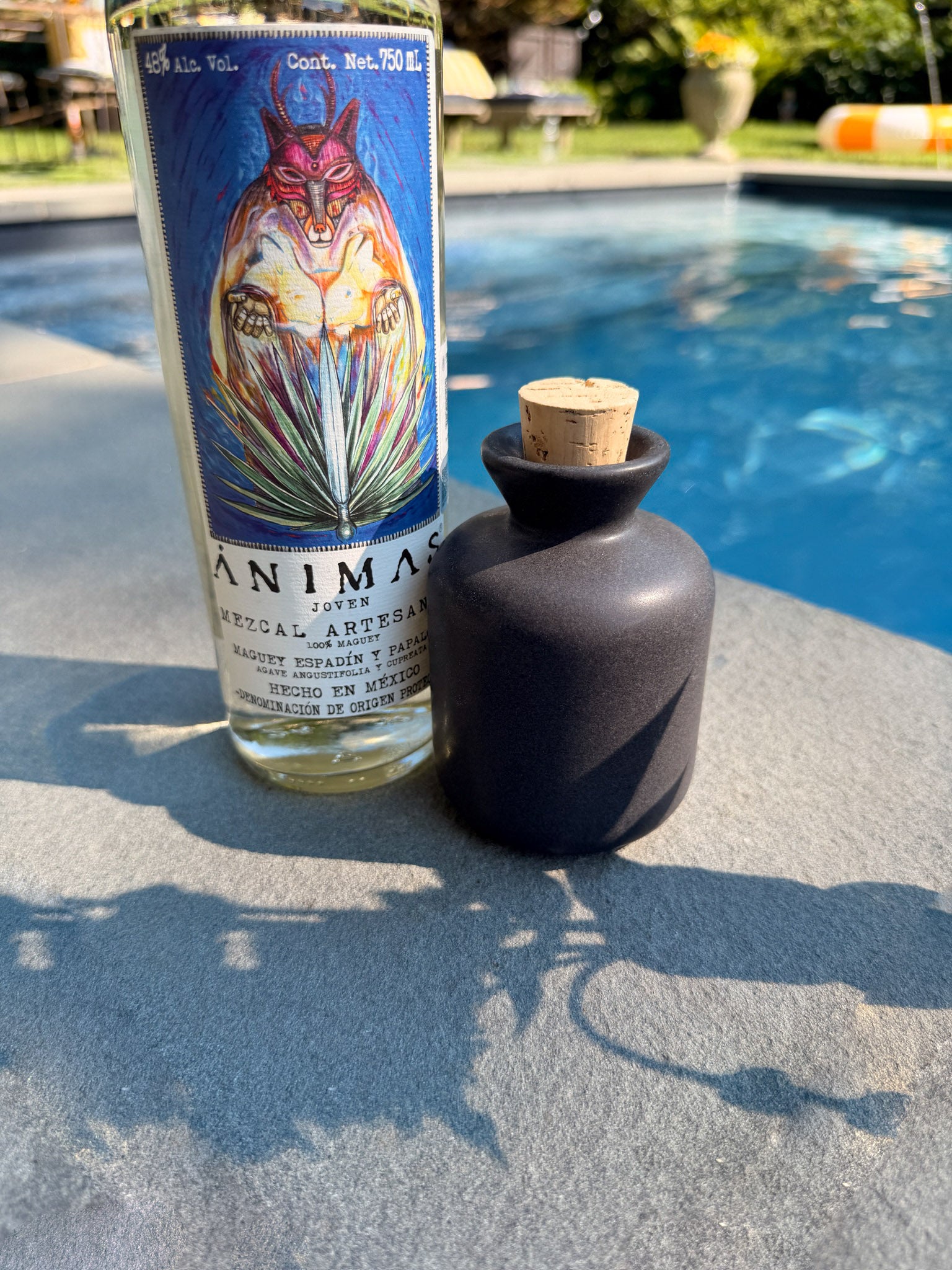 Oaxacan Ceramic Mezcal Decanter