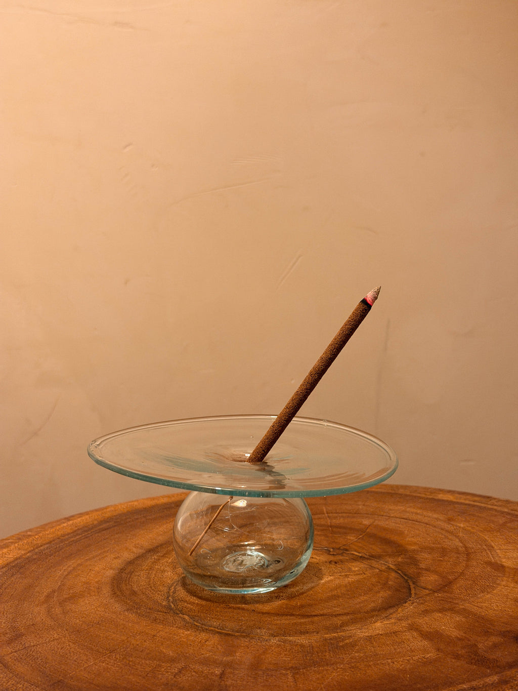 Mouth-blown recycled Glass Bud Vase
