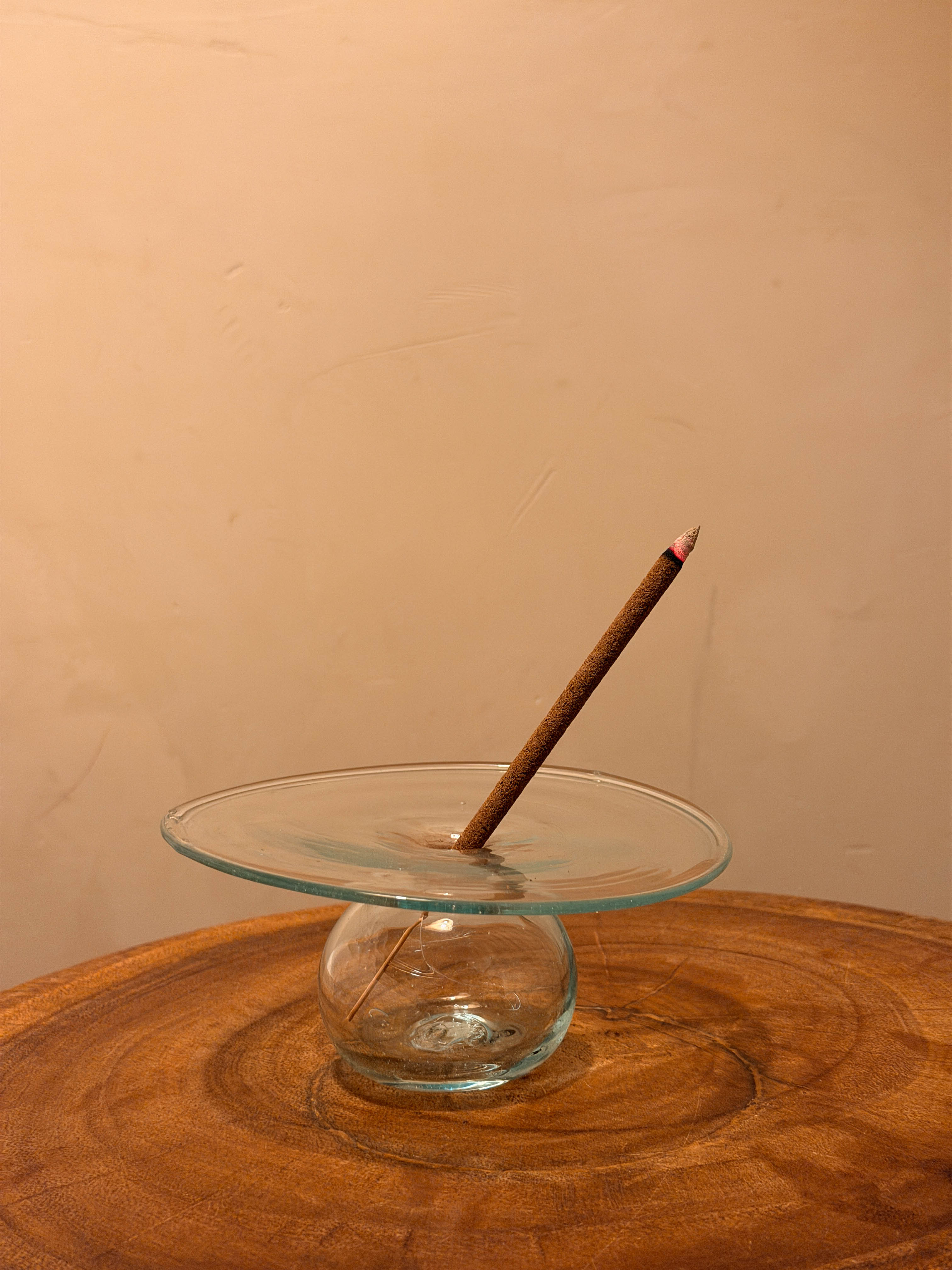 Mouth-blown recycled Glass Bud Vase