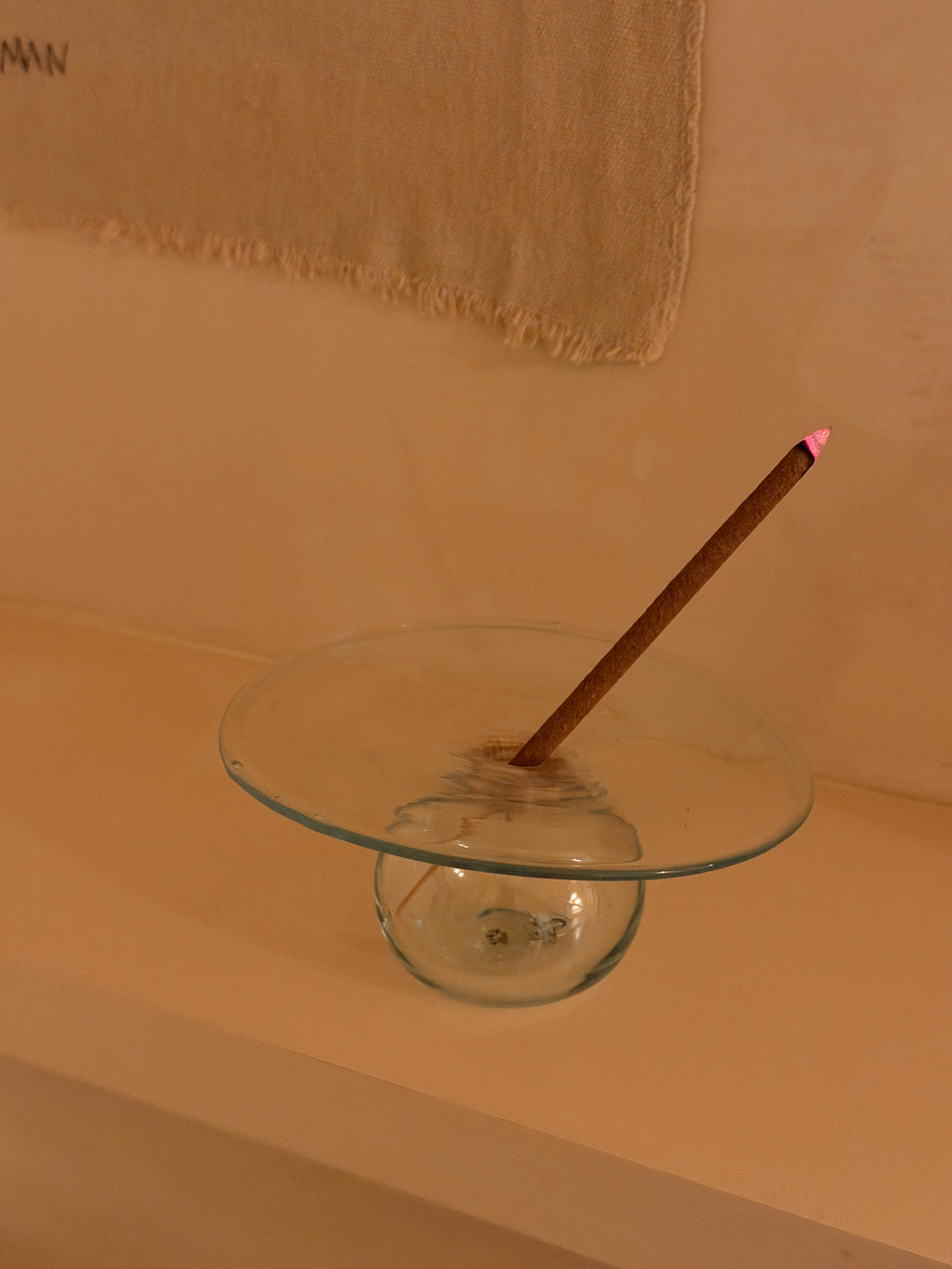 Mouth-blown recycled Glass Bud Vase