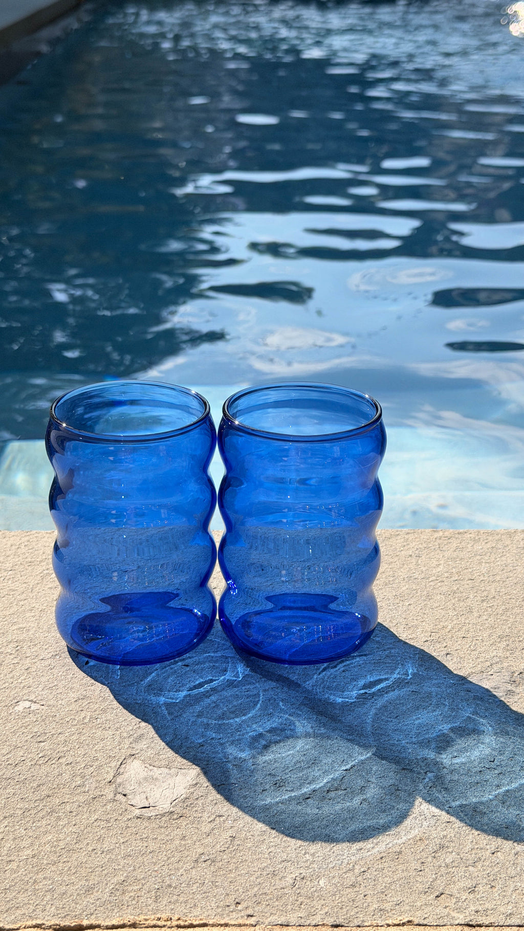Glass Ripple Cup (12oz)